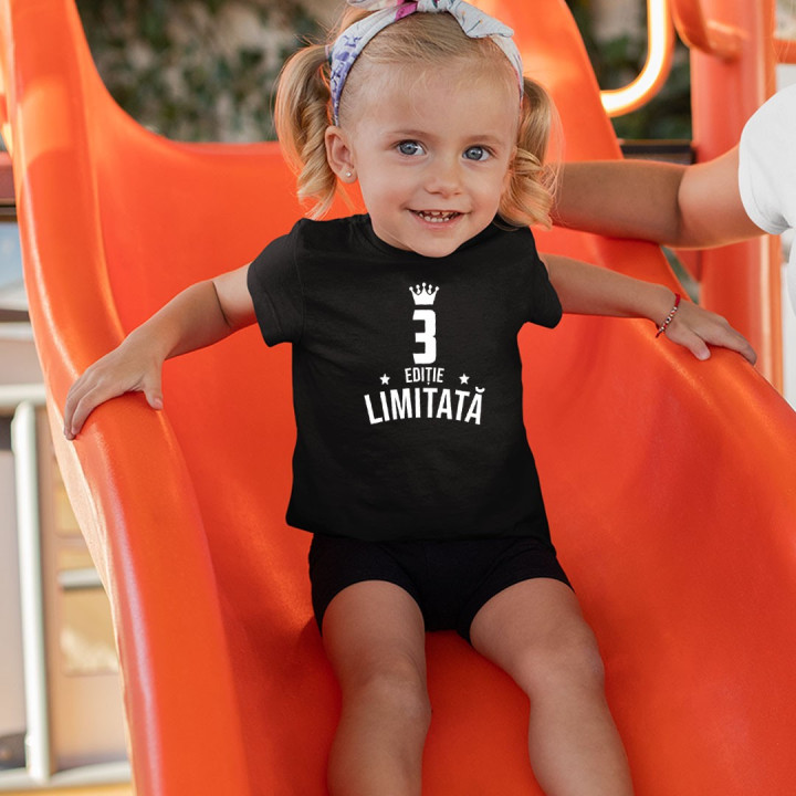 3 ani Ediție Limitată - Tricou pentru copii - un cadou de ziua ta