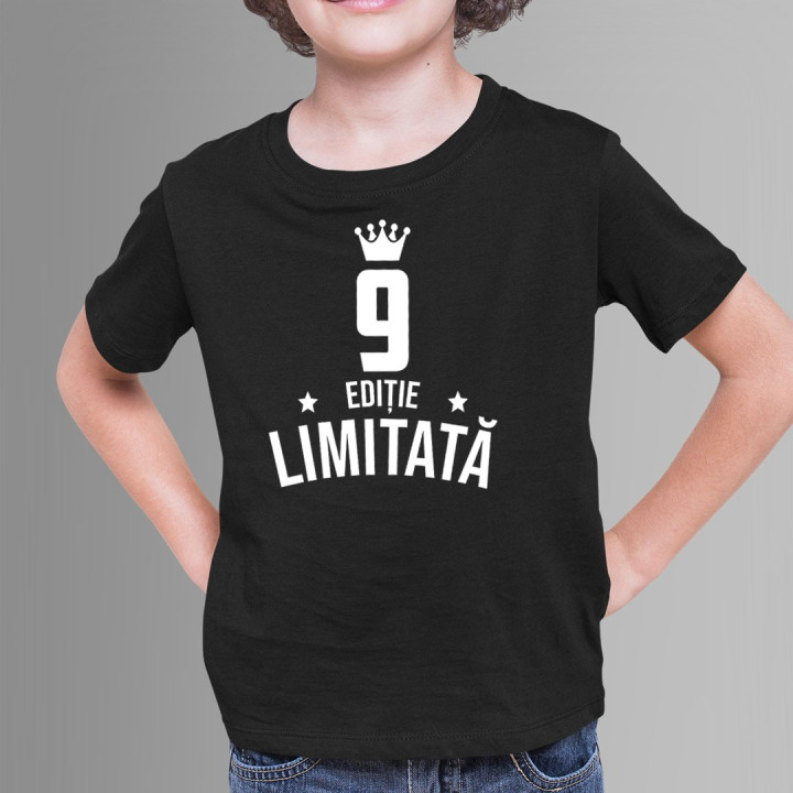 9 ani Ediție Limitată - Tricou pentru copii - un cadou de ziua ta