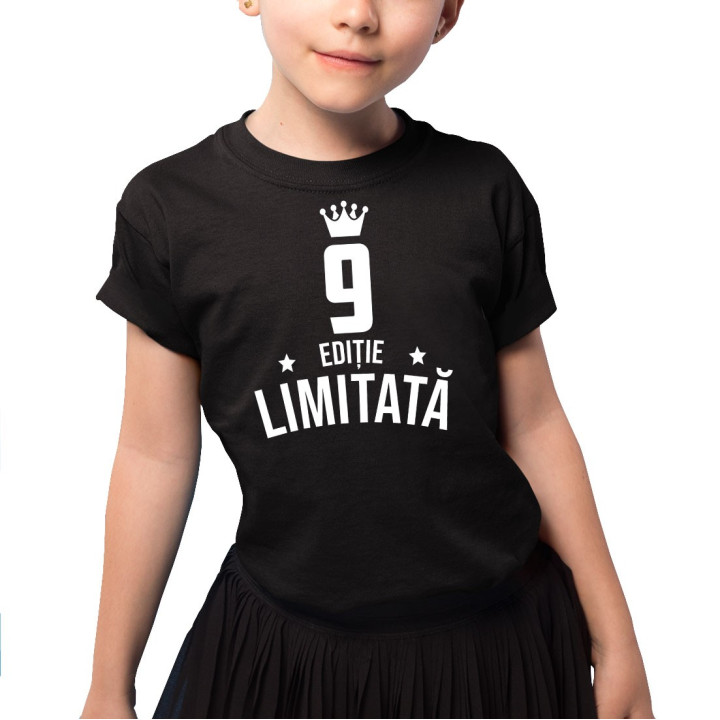 9 ani Ediție Limitată - Tricou pentru copii - un cadou de ziua ta