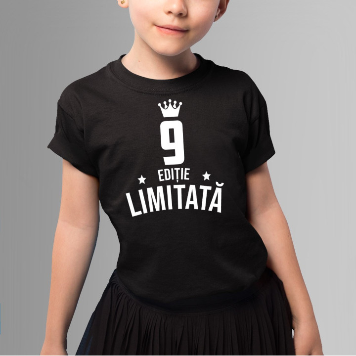 9 ani Ediție Limitată - Tricou pentru copii - un cadou de ziua ta