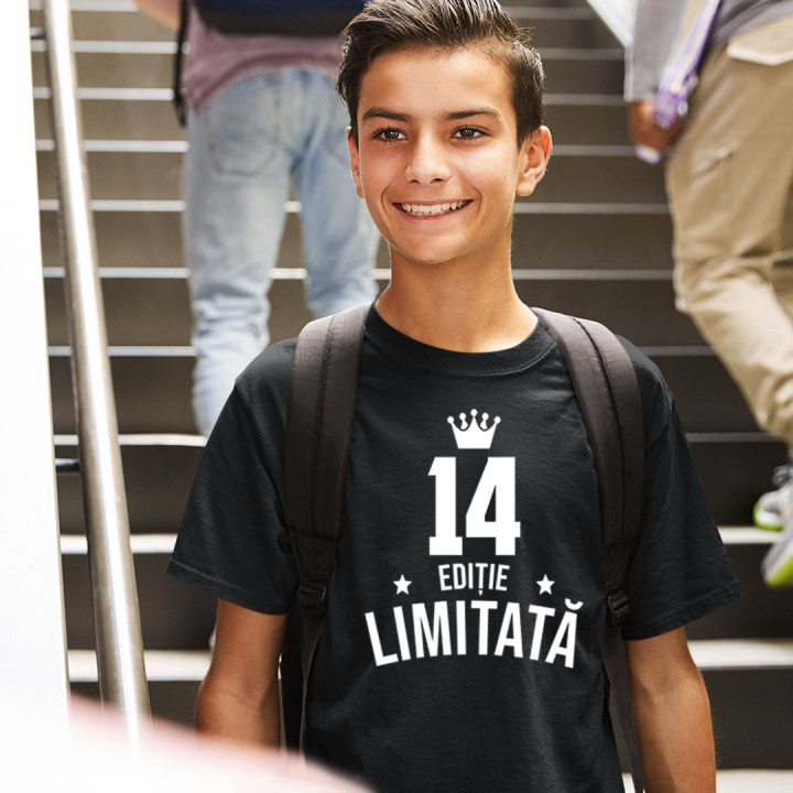 14 ani Ediție Limitată - Tricou pentru copii - un cadou de ziua ta