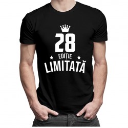 28 ani Ediție Limitată - tricou bărbătesc cu imprimeu