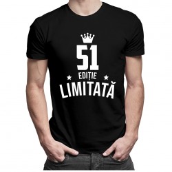 51 ani Ediție Limitată - tricou bărbătesc cu imprimeu