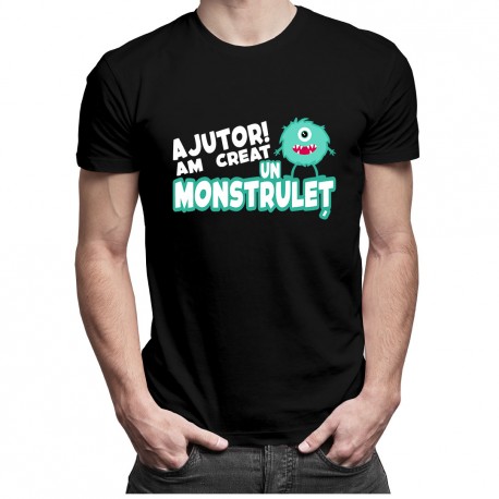 Ajutor! Am creat un monstruleț - T-shirt pentru bărbați