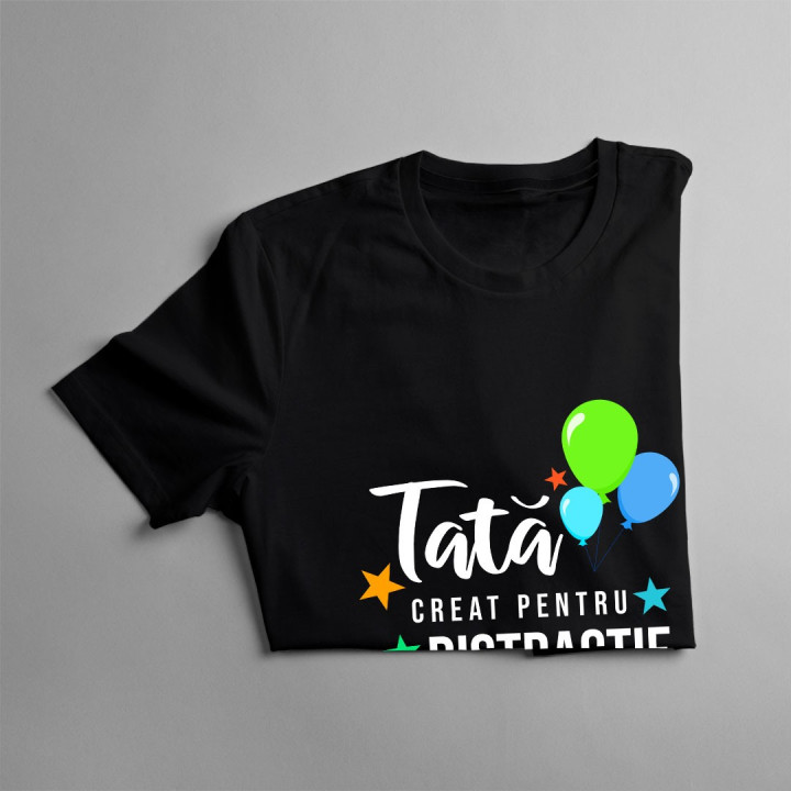 Tată creat pentru distracție - T-shirt pentru bărbați