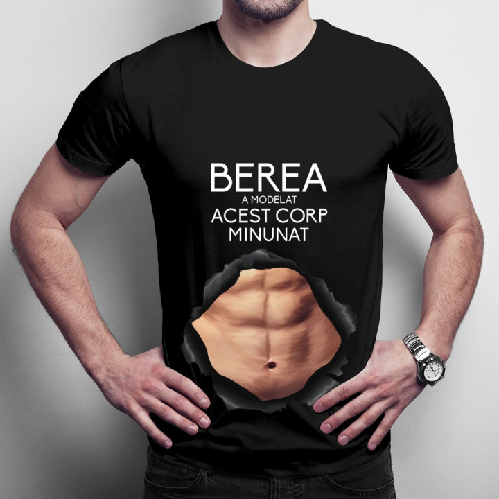 Berea a modelat acest corp minunat v2 - T-shirt pentru bărbați