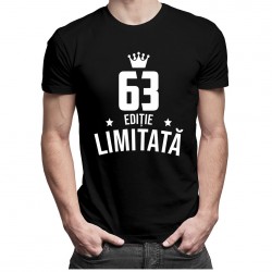 63 ani Ediție Limitată - tricou bărbătesc cu imprimeu
