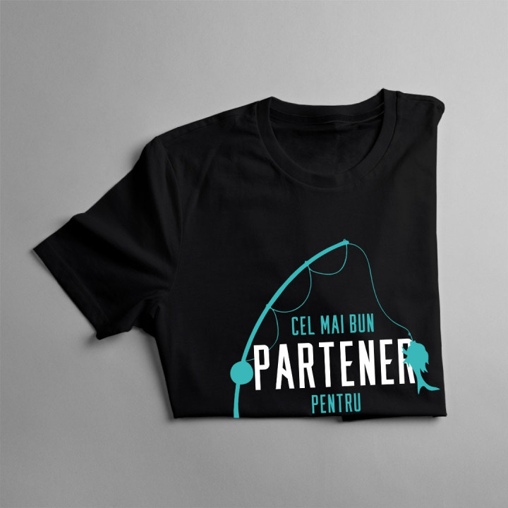 Cel mai bun partener pentru pescuit - T-shirt pentru bărbați