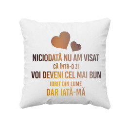 Niciodată nu am visat, că într-o zi voi deveni cel mai bun iubit din lume - perna