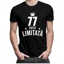 77 ani Ediție Limitată - tricou bărbătesc cu imprimeu