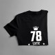 78 ani Ediție Limitată - T-shirt pentru bărbați - un cadou de ziua ta