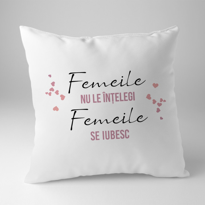 Femeile nu le înțelegi, femeile se iubesc - perna
