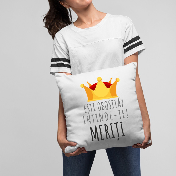 Ești obosită? Întinde-te! Meriți - perna