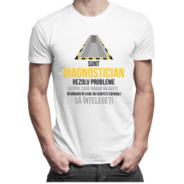 Sunt diagnostician, rezolv probleme - T-shirt pentru bărbați