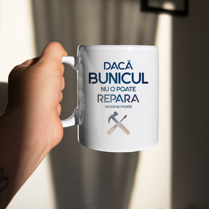 Dacă bunicul nu o poate repara, nimeni nu poate - cană