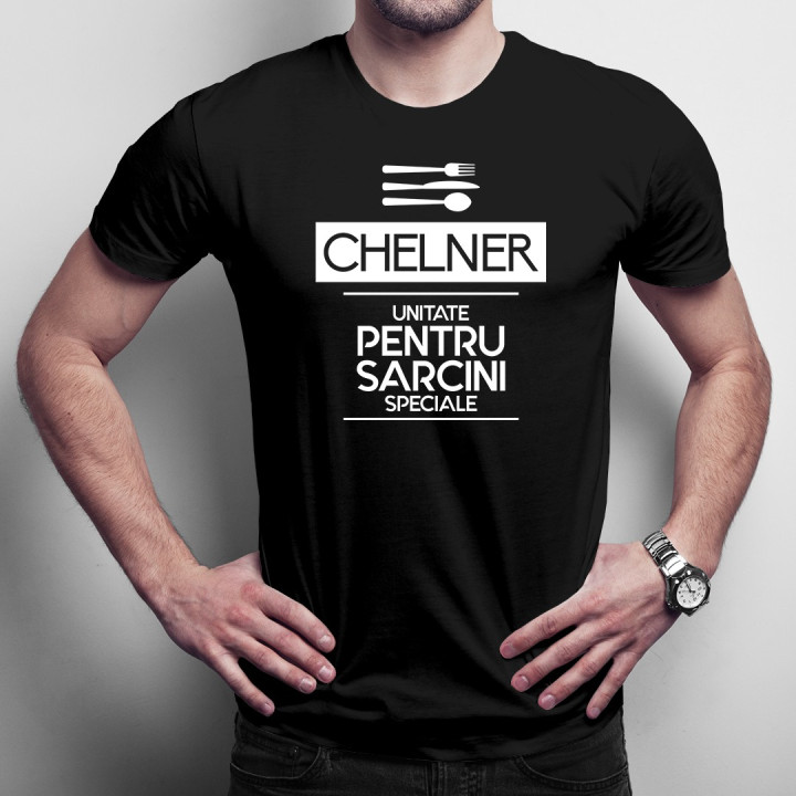 Chelner - unitate pentru sarcini speciale - T-shirt pentru bărbați