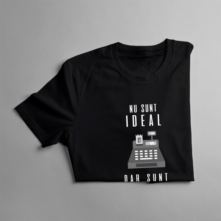 Nu sunt ideal dar sunt casier - T-shirt pentru bărbați