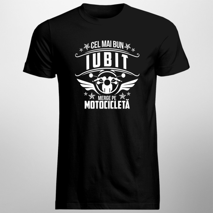 Cel mai bun iubit merge pe motocicletă - t-shirt pentru bărbați