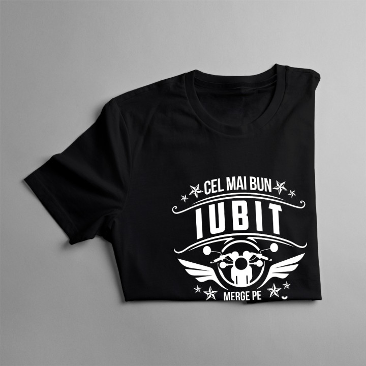 Cel mai bun iubit merge pe motocicletă - t-shirt pentru bărbați