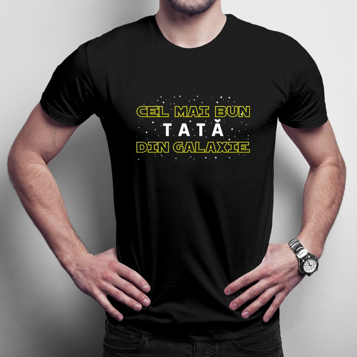 Cel mai bun tată din galaxie - T-shirt pentru bărbați