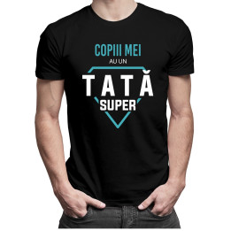 Copiii mei au un tată super - T-shirt pentru bărbați