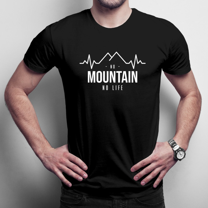 No mountain no life - T-shirt pentru bărbați
