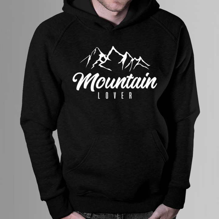 Mountain Lover - bluză cu glugă pentru bărbați
