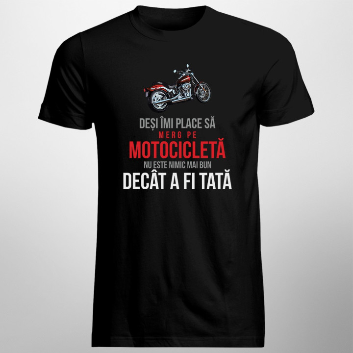 Nu subestima niciodată un motociclist - T-shirt pentru bărbați