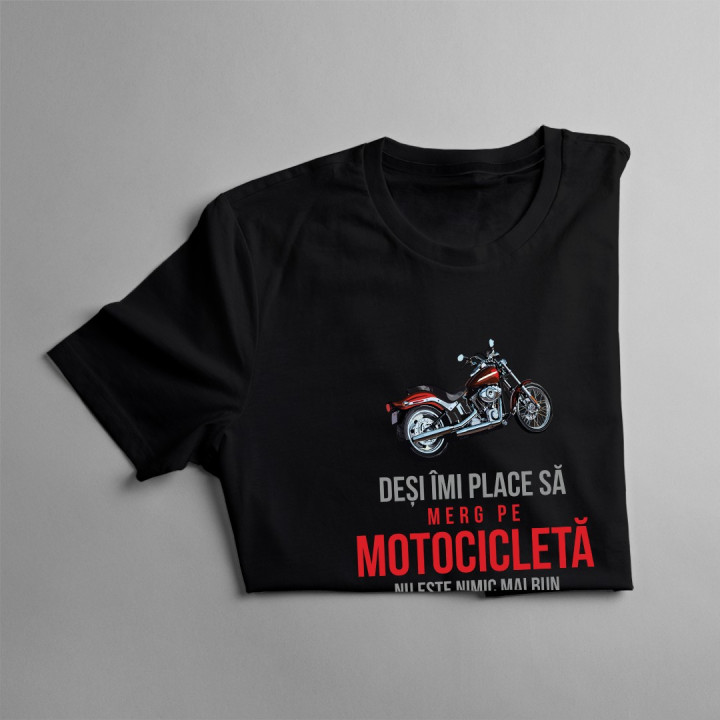 Nu subestima niciodată un motociclist - T-shirt pentru bărbați
