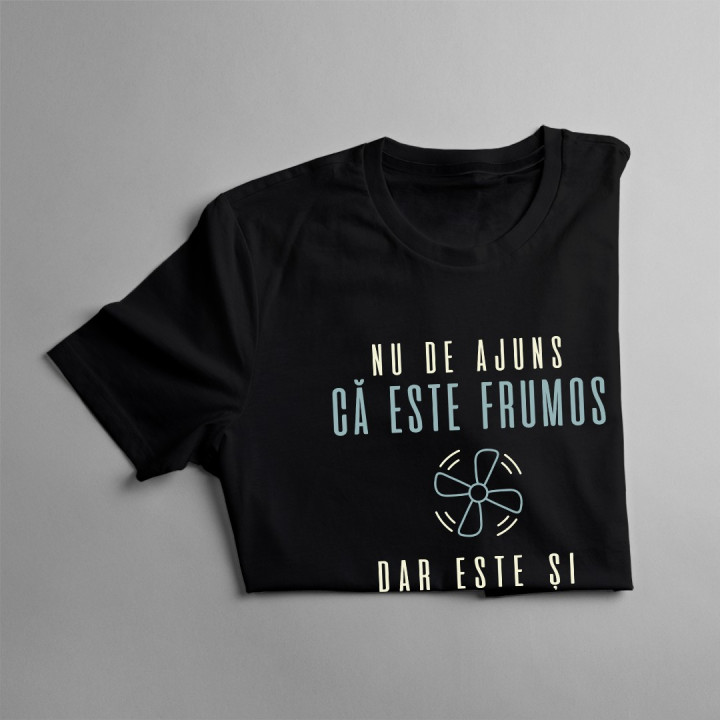 Nu de ajuns că este frumos, dar este și montator climatizare - T-shirt pentru bărbați