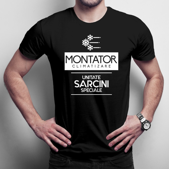 Montator climatizare - unitate sarcini speciale - T-shirt pentru bărbați