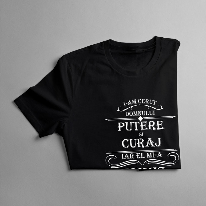 I-am cerut Domnului putere și curaj - T-shirt pentru femei