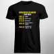 Operator de excavator - tarif orar - T-shirt pentru bărbați