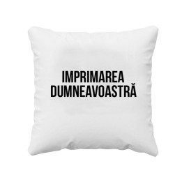 Pernă cu propriul imprimeu