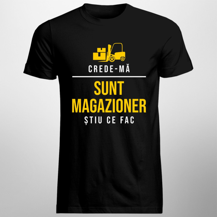 Sunt magazioner - care e superputerea ta? - T-shirt pentru bărbați