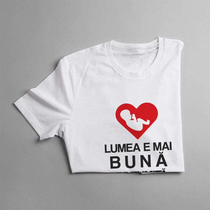 Lumea e mai bună mulțumită moașelor - T-shirt pentru femei