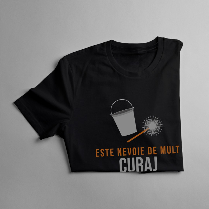 Este nevoie de mult curaj pentru a deveni coșar - T-shirt pentru bărbați