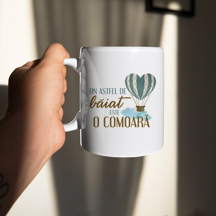 Un astfel de băiat este o comoară - cană