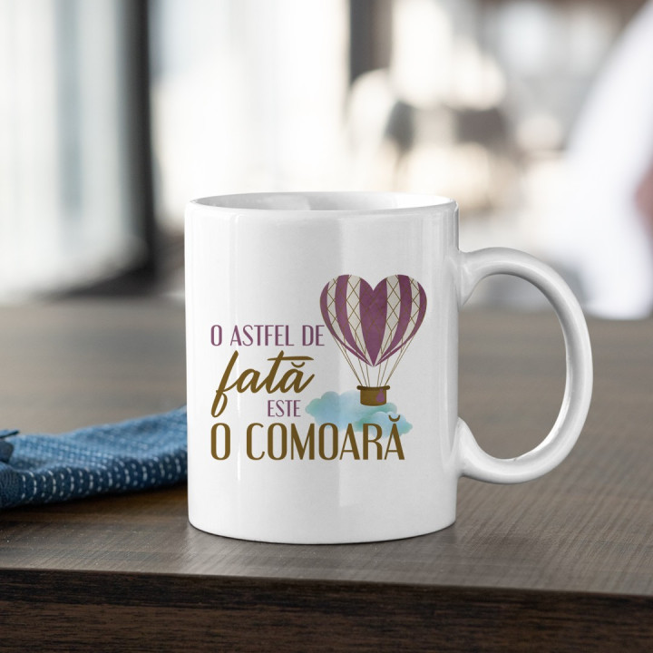 O astfel de fată este o comoară - cană