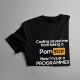 Coding saved me from being a pornstar, now i'm just a programmer - T-shirt pentru bărbați