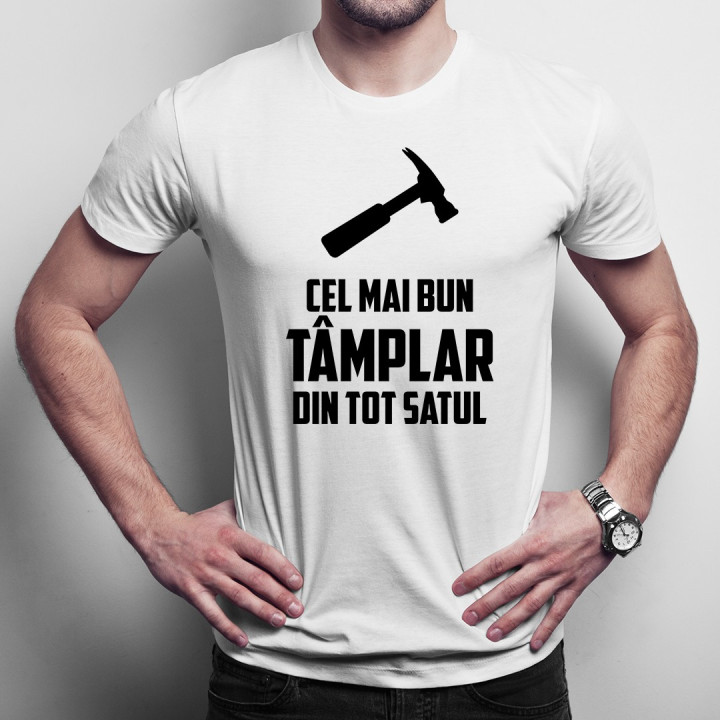 Cel mai bun tâmplar din tot satul - T-shirt pentru bărbați