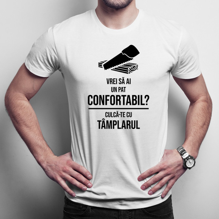Culcă-te cu tâmplarul - T-shirt pentru bărbați