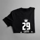 29 ani Ediție Limitată - T-shirt pentru bărbați și femei - un cadou de ziua ta
