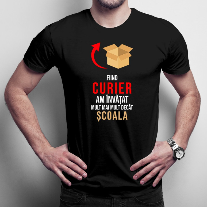 Fiind curier am învățat mult mai mult decât școala