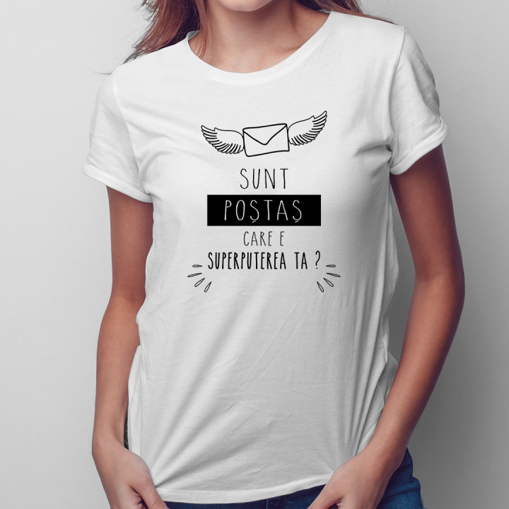 Sunt poștaș, care e superputerea ta? - T-shirt pentru bărbați