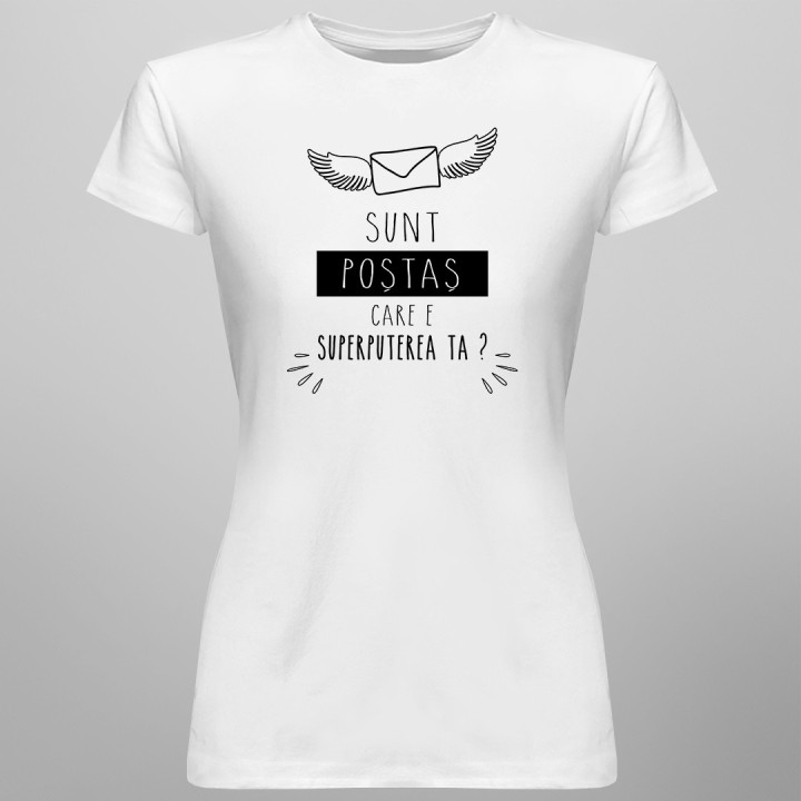 Sunt poștaș, care e superputerea ta? - T-shirt pentru bărbați