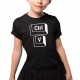 CTRL +V fiică - Tricou pentru copii