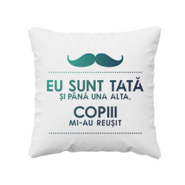 Eu sunt tată și până una alta, copiii mi-au reușit - pernă