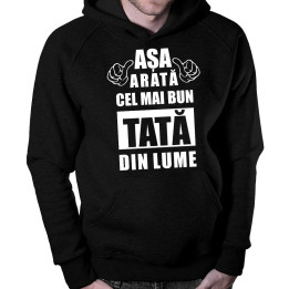 Așa arată cel mai bun tată din lume - bluză bărbătească cu imprimeu