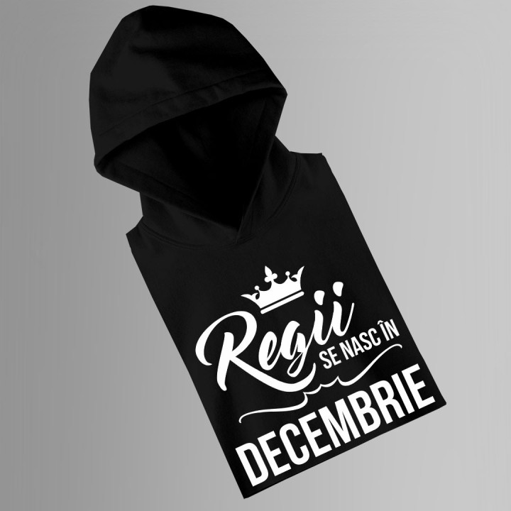 Regii se nasc în decembrie - bluză bărbătească cu imprimeu